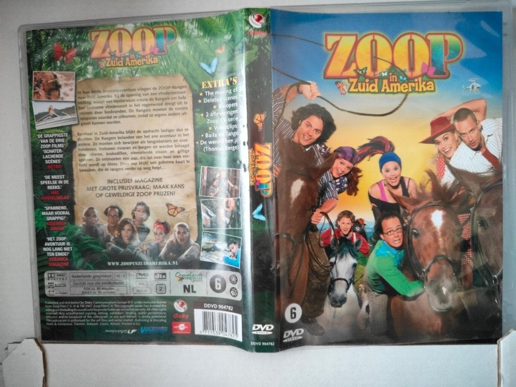 DVD Zoop in Zuid Amerika, Alle leeftijden, Nederlands, Ophalen of Verzenden, Zo goed als nieuw