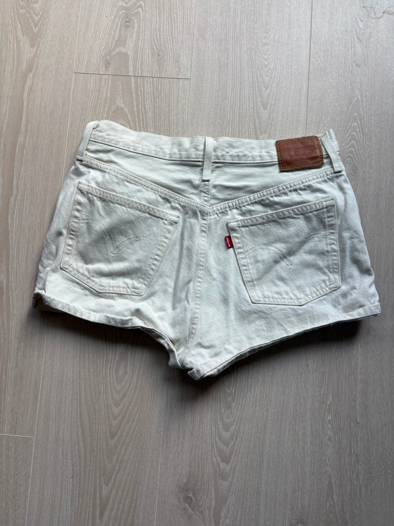 Levi's 501 Dames Korte Broek W31, Blauw, ., Ophalen of Verzenden, Zo goed als nieuw