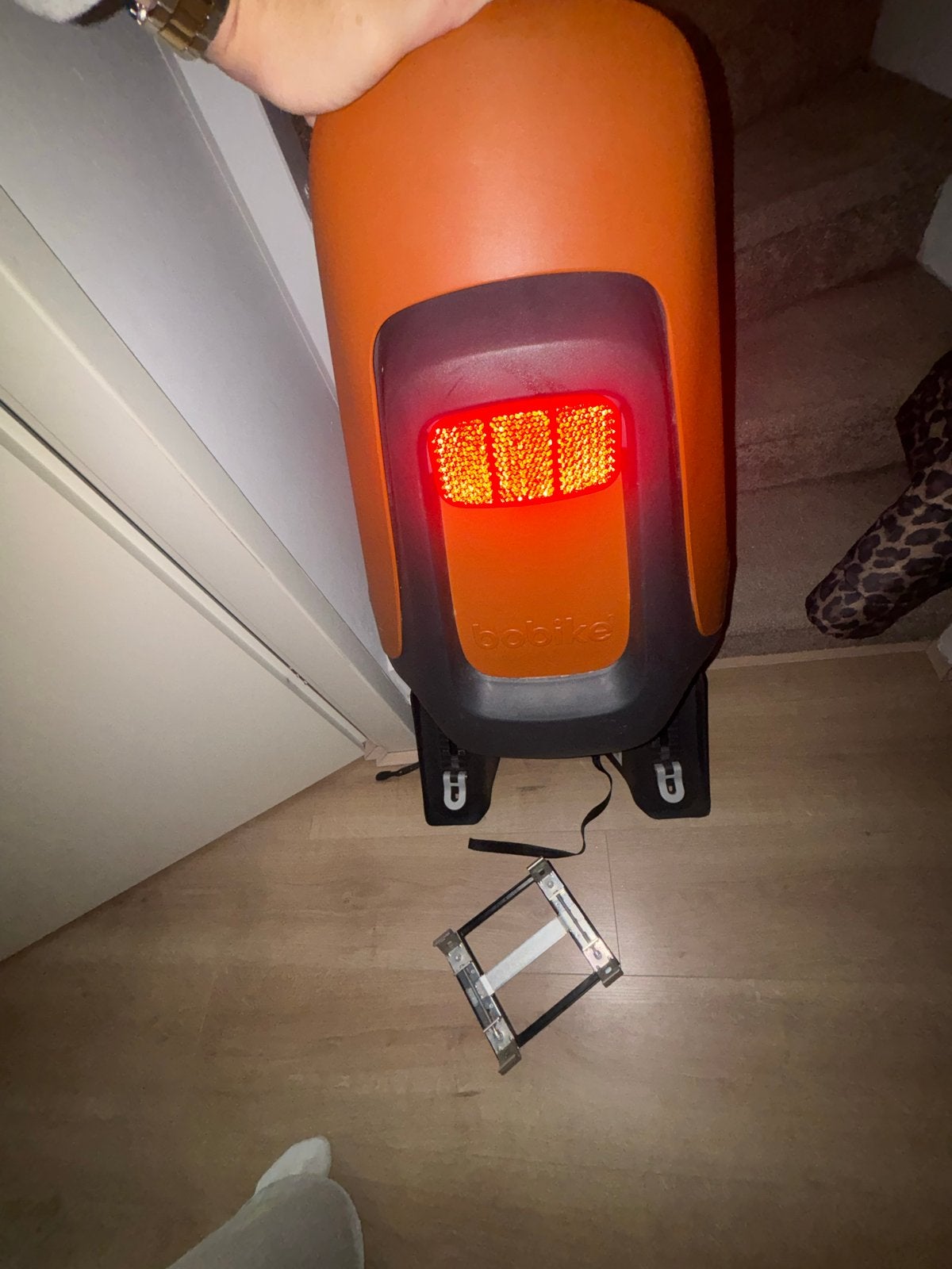 Bobike achterzitje - chocolate bruin, Ophalen, Achterzitje, 9 t/m 36 kg, Gebruikt