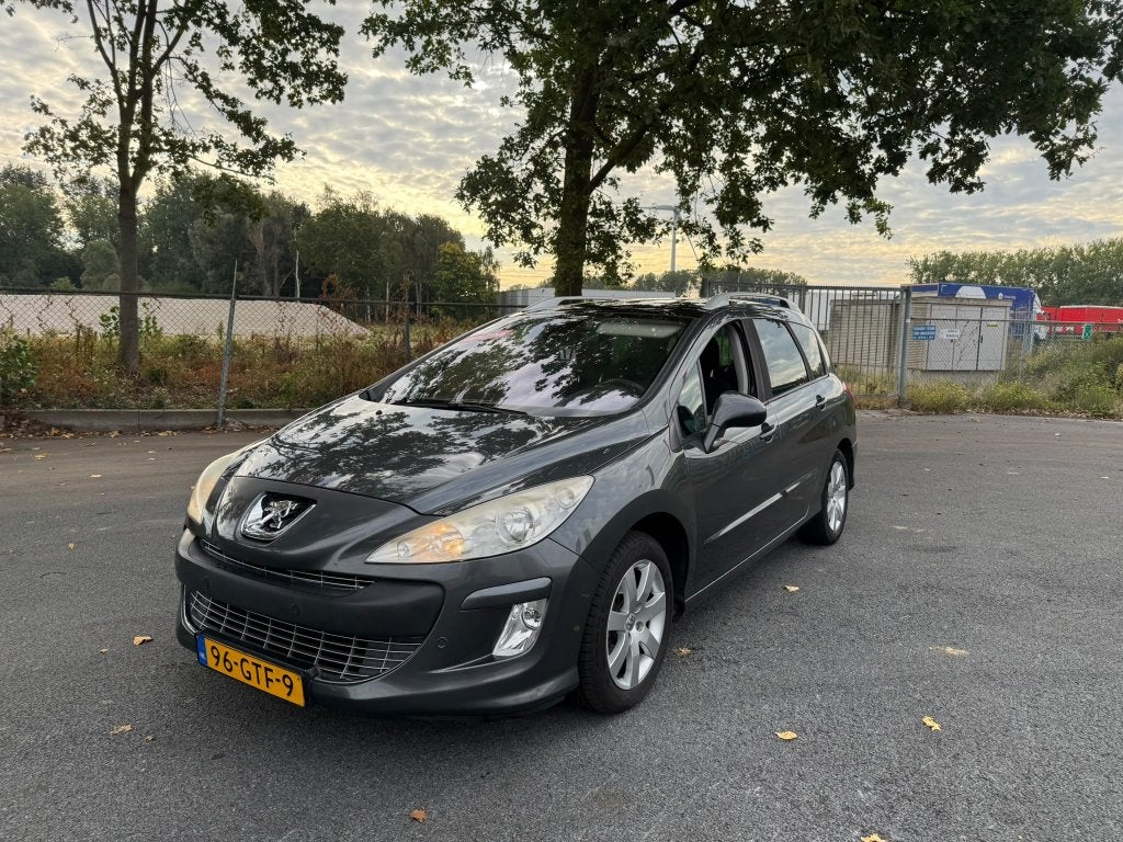 Peugeot 308 1.6 VTI 16V SW 7P 2008 Grijs, Voorwielaandrijving, Stof, 4 cilinders, Metallic lak