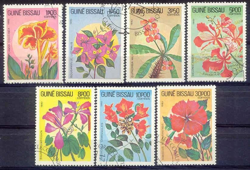 Guinee Bissau 1983 M724-730 gest., Ophalen of Verzenden, Overige landen, Gestempeld