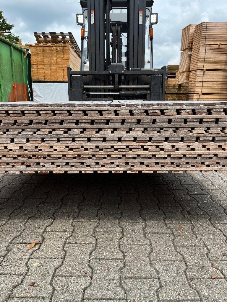 Tuinschermen hardhout fijn lamel restpartij, Ophalen, Gebruikt, 150 tot 200 cm, X
