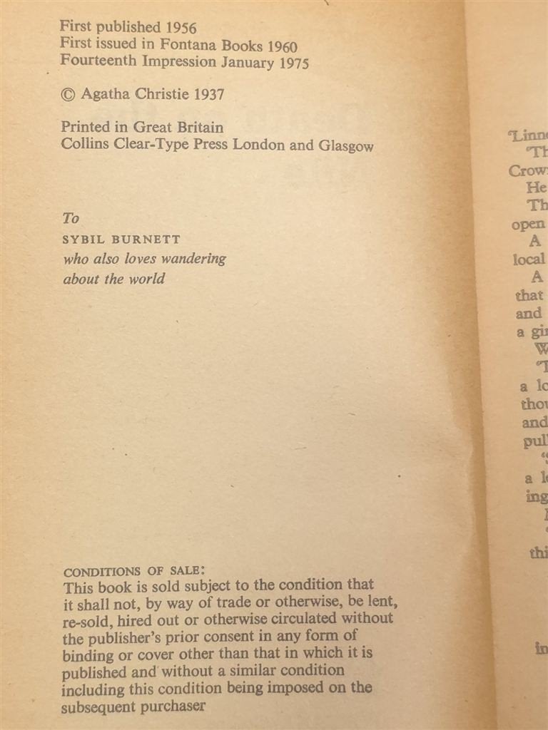 Death on the Nile — Agatha Christie, Poirot Vintage 1975, Ophalen of Verzenden, Gelezen