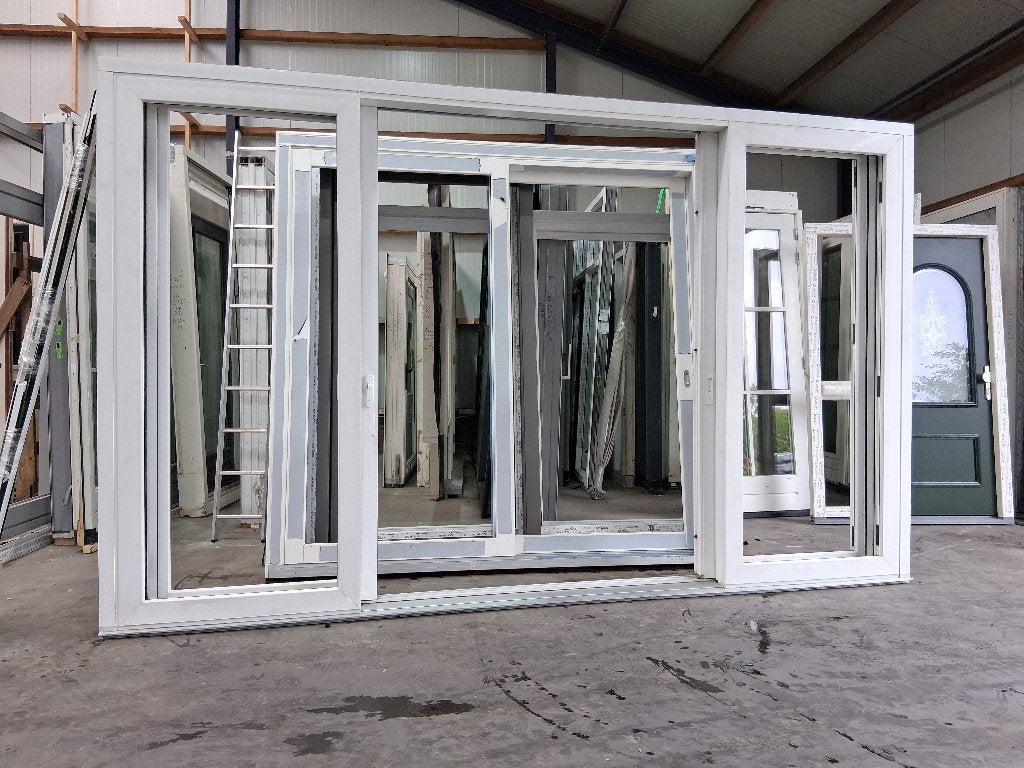 Nieuw Schuifpui bezorgen factuur mogelijk, Kunststof, 225 cm of meer, Ophalen of Verzenden, Zo goed als nieuw
