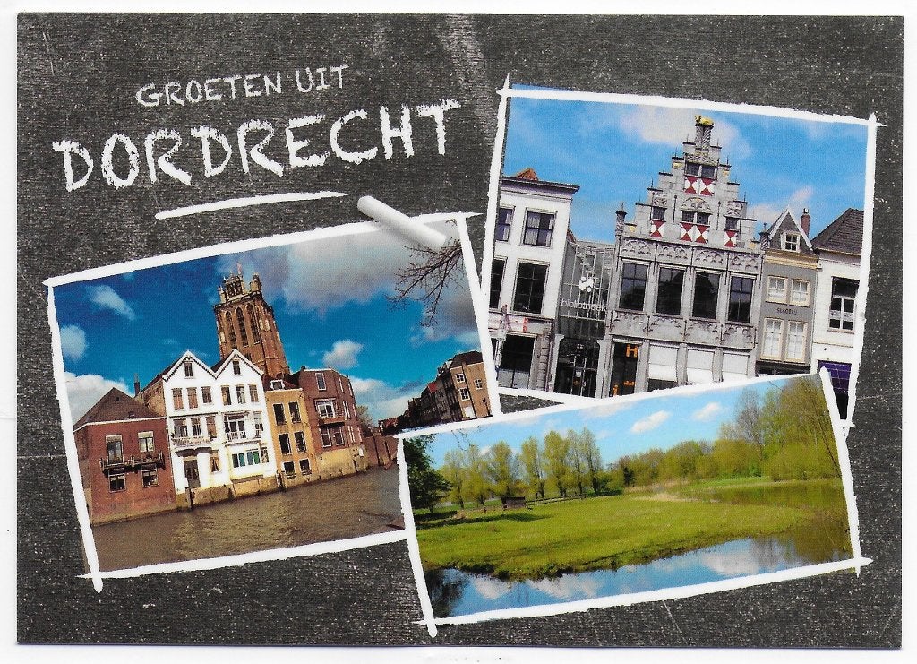 Dordrecht Ongelopen Ansichtkaart ( A60 ), Ophalen of Verzenden, 1960 tot 1980, Ongelopen, Zuid-Holland