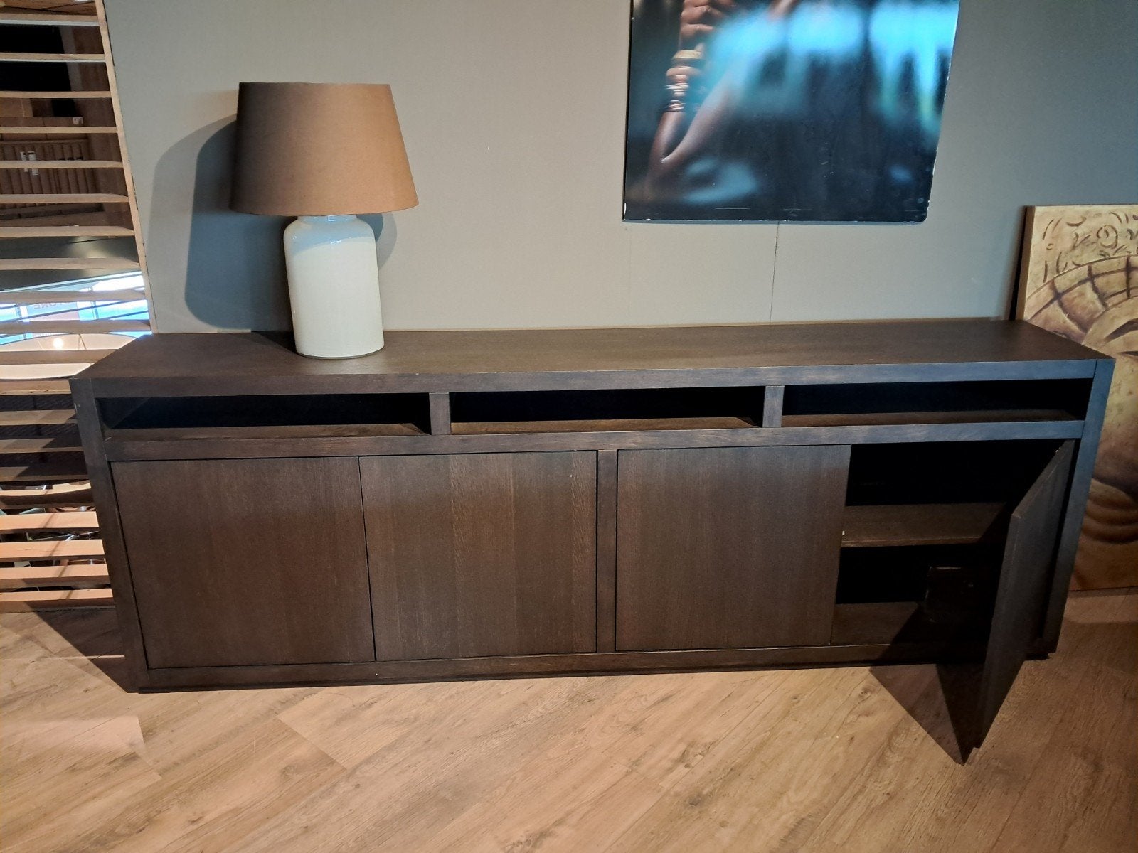 Tv Wandmeubel VAN €1850 VOOR €575, Ophalen, Gebruikt