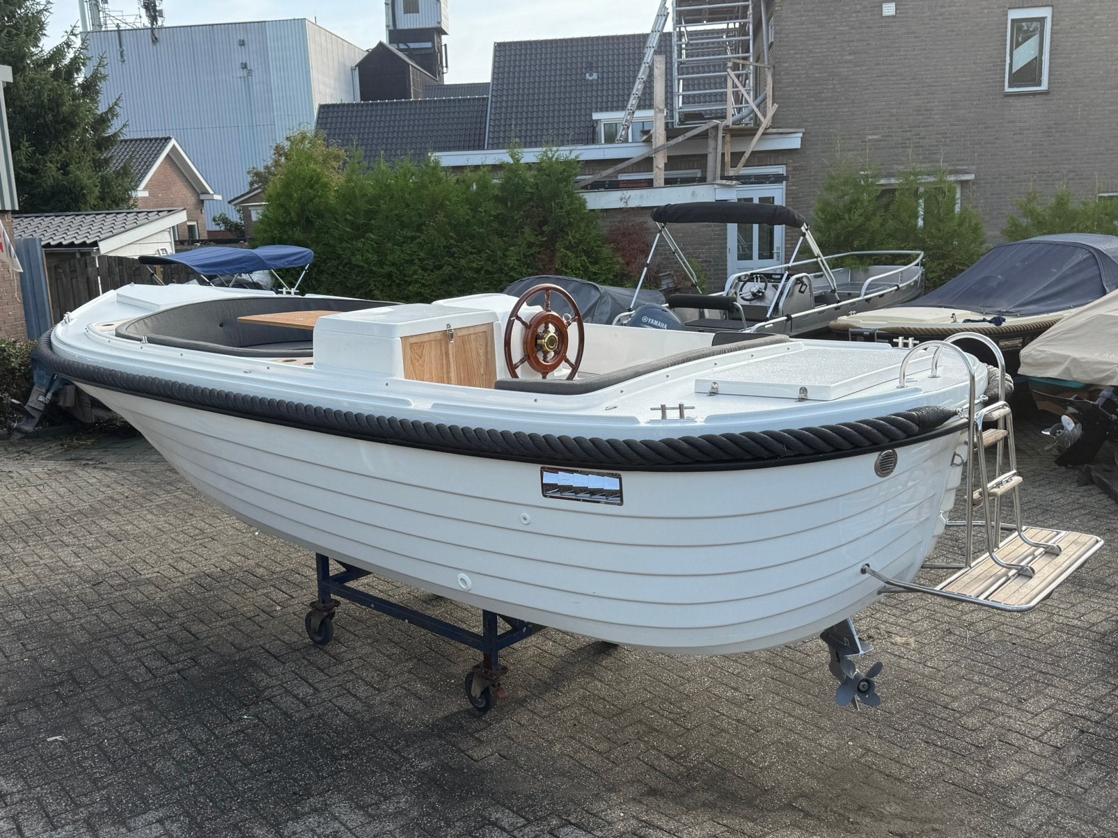 Oudhuyzer 620 Classic – 2015 | Honda 20 pk – 2023 |, Ophalen, Zonnedek, Zo goed als nieuw, Oud Huijzer