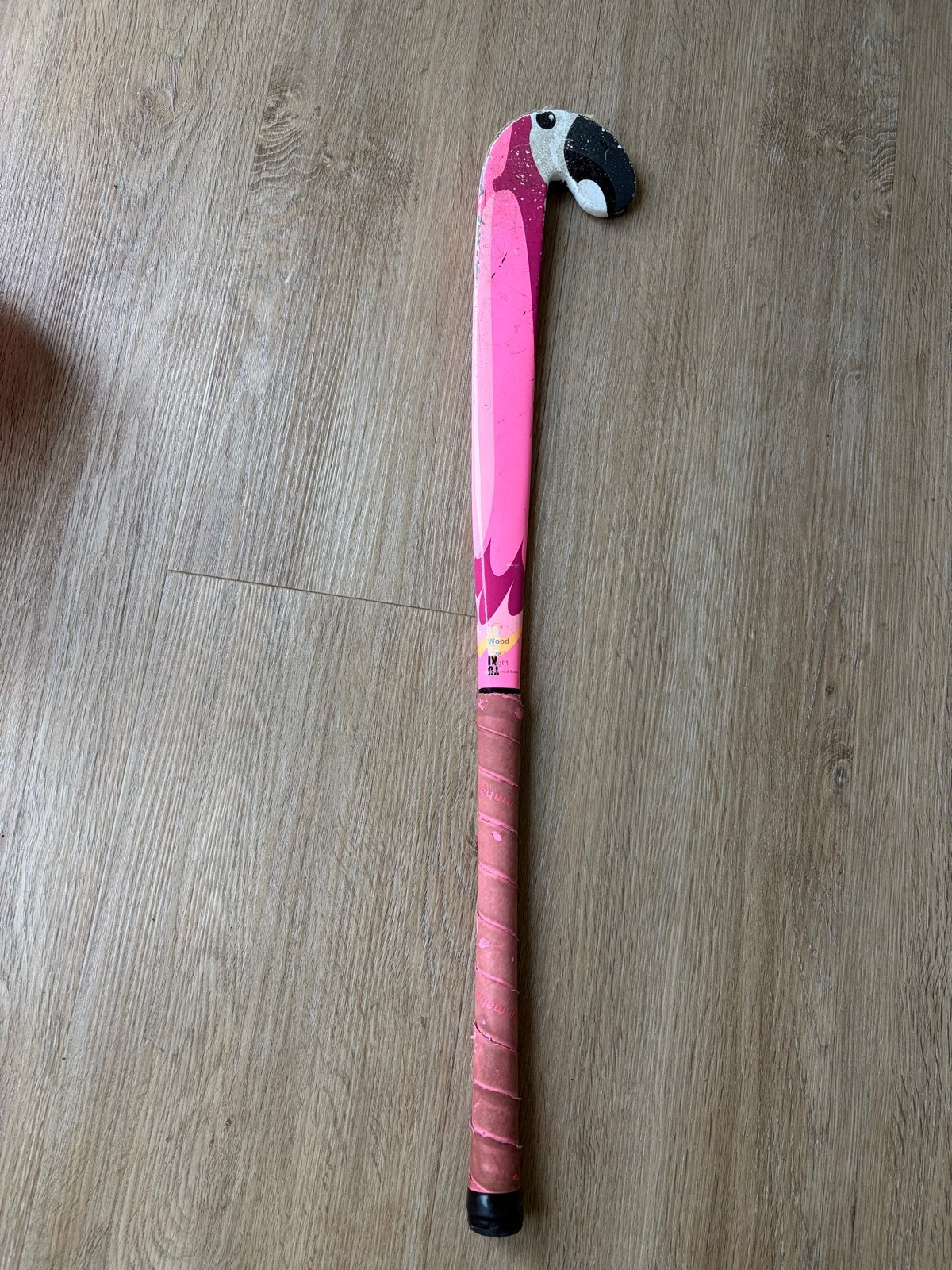 Roze The Indian Maharadja hockeystick 28 inch - Flamingo, Ophalen of Verzenden, Gebruikt, Stick