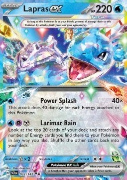 Lapras ex 032/142 – Stellar Crown – NM, Verzenden, Nieuw, Losse kaart