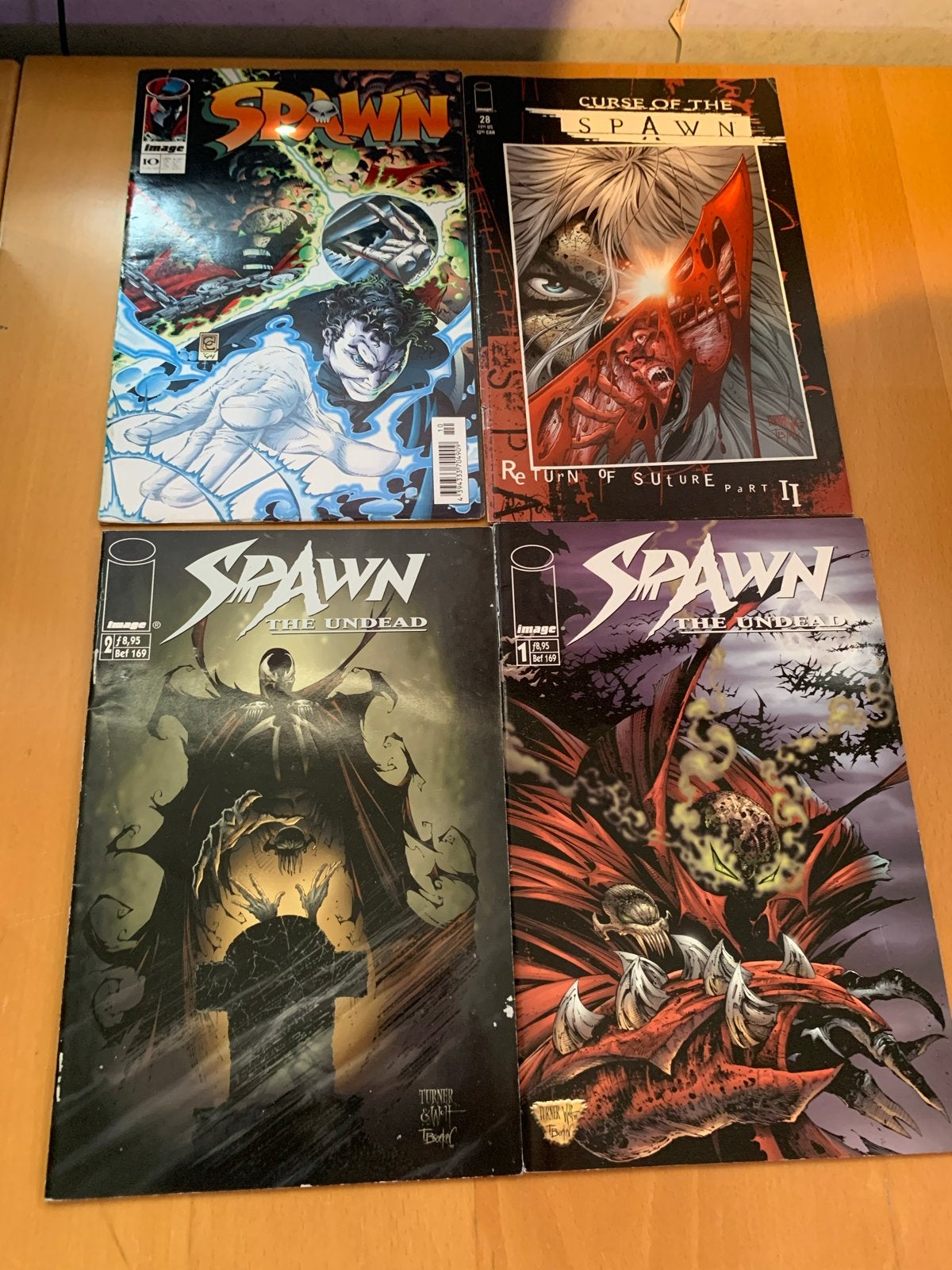 Spawn Comic Collectie - 4 Comics, Boeken, Meerdere comics, Ophalen, Gelezen, Amerika