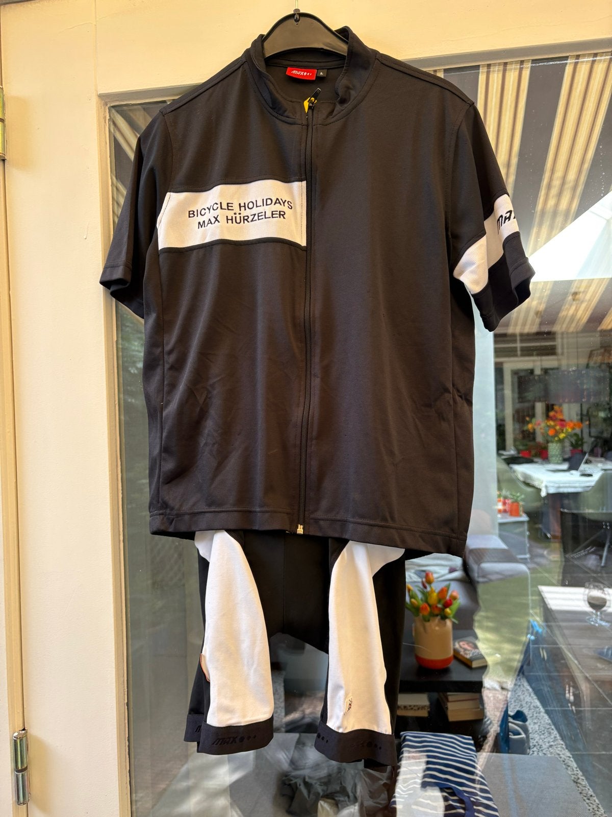 Fietskleding set: shirt en broek van Max Hürzeler, Heren, Ophalen of Verzenden, Zo goed als nieuw, L