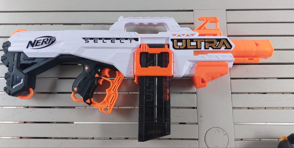 Nerf Ultra Select Blaster (Elektrisch), Ophalen, Zo goed als nieuw