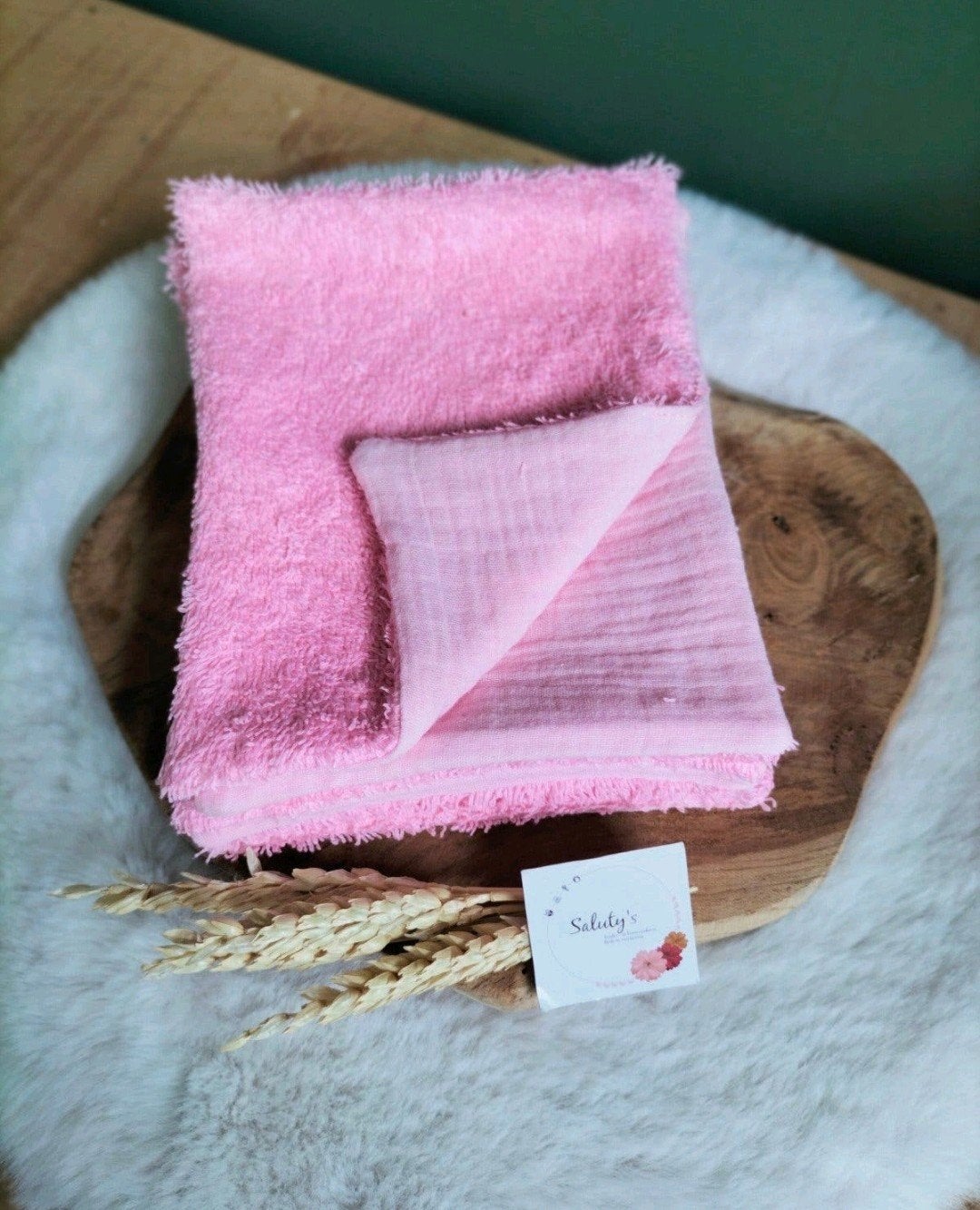 Nieuw handgemaakt • Wasbare billendoekjes, Overige typen, Nieuw, Ophalen of Verzenden, Saluty's kinder- en kraamcadeaus