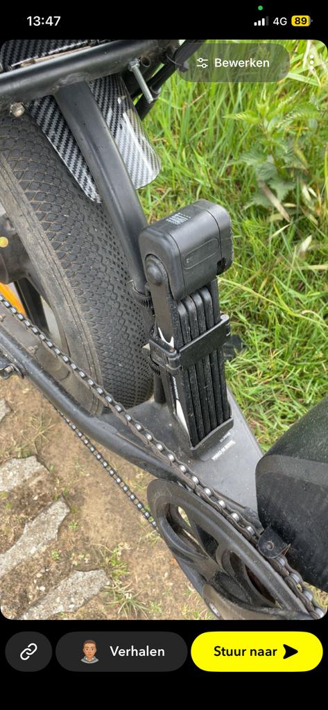 Fatbike v8, Fietsen en Brommers, Brommers | Tomos, Ophalen, Overige modellen, Zo goed als nieuw, Maximaal 25 km/u