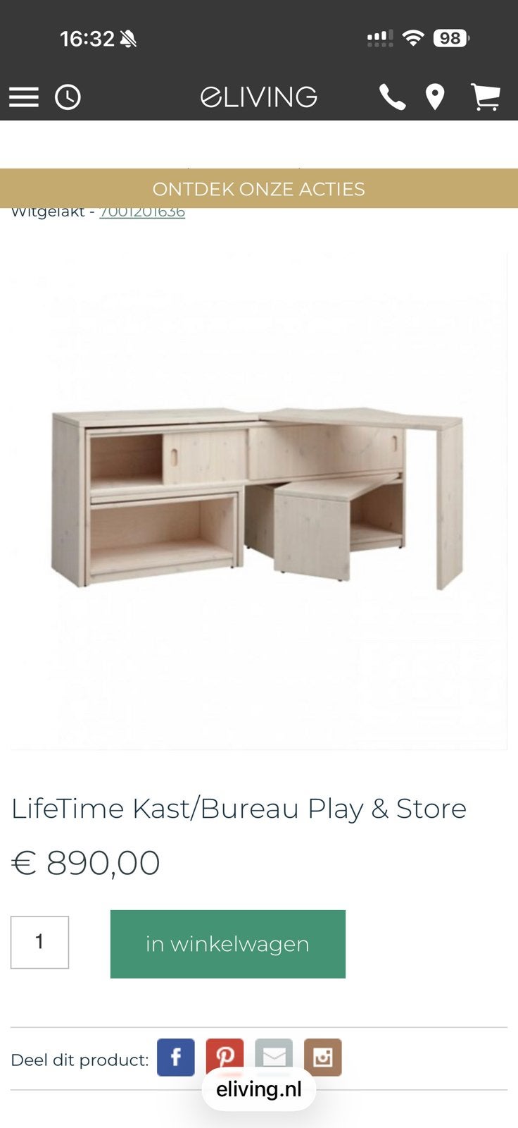Lifetime Play and Store, Ophalen, Zo goed als nieuw, Overige typen