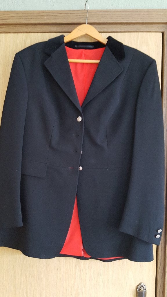 Wedstrijdjas paard, Ophalen, Dressuur, Zo goed als nieuw, Zwart