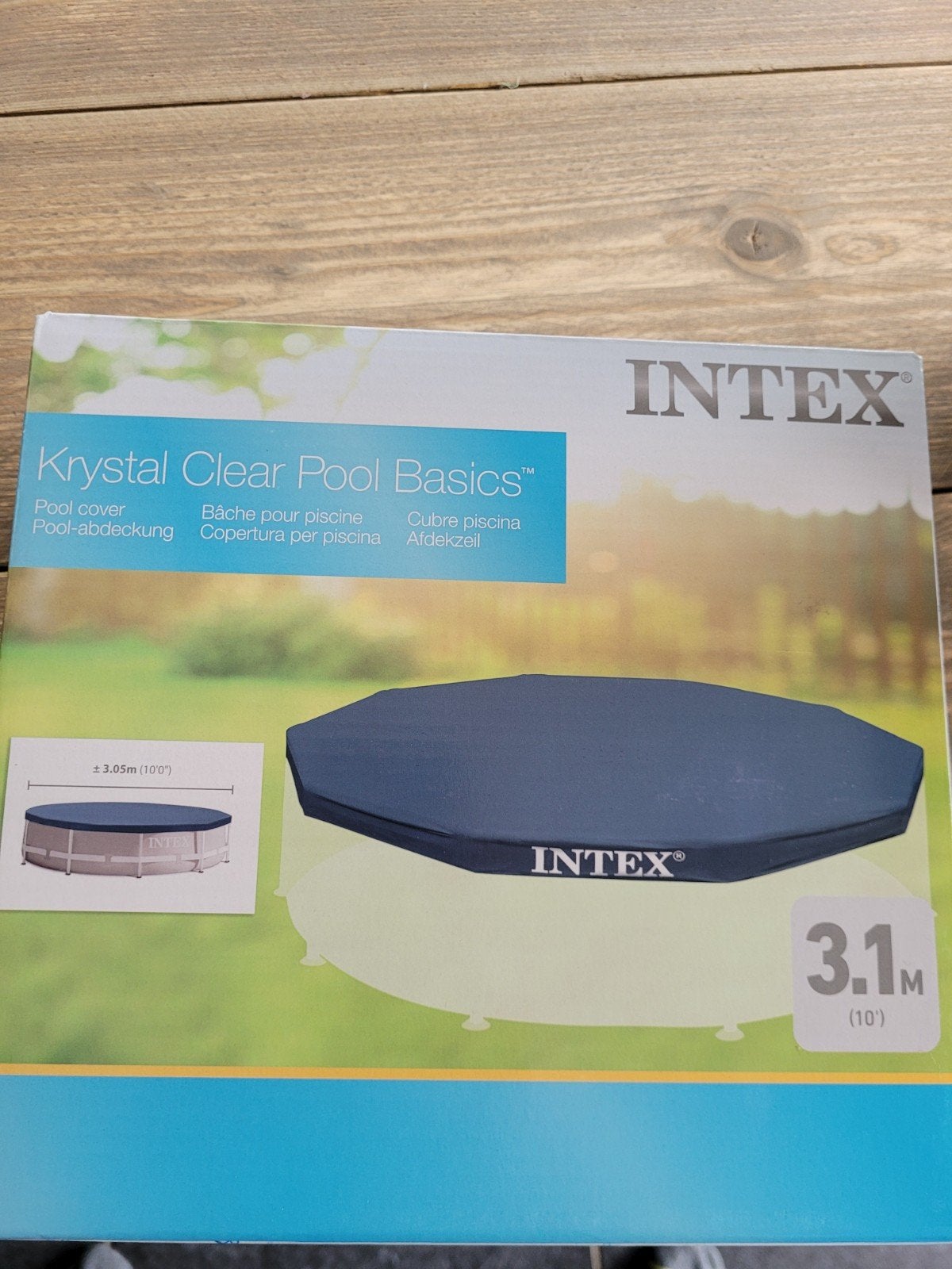 Intex Krystal Clear Pool Basics Afdekzeil 3.1m, Ophalen, Nieuw, Afdekzeil