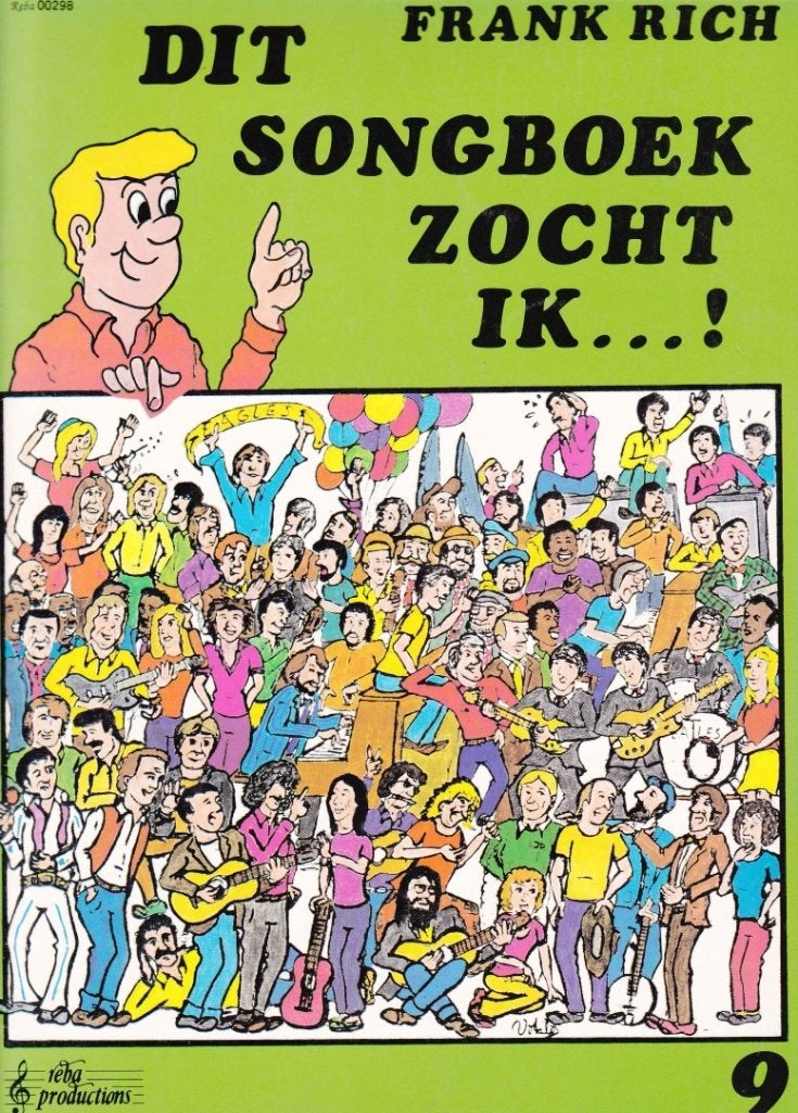 Dit Songboek Zocht ik 9 Frank Rich, Verzenden, Artiest of Componist, Populair, Gitaar