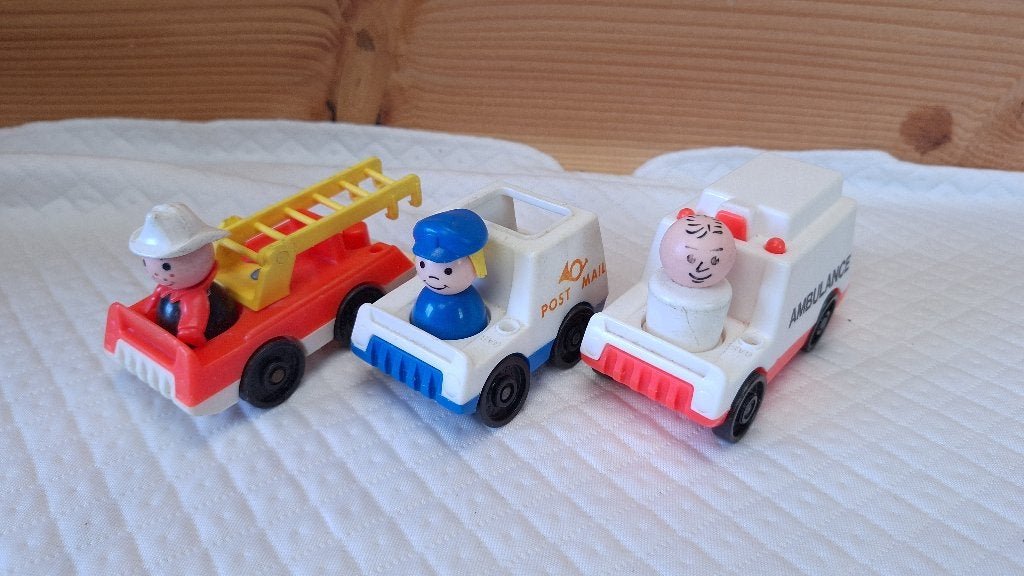 Fisher price original little people - vintage - voertuigen, Kinderen en Baby's, Ophalen of Verzenden, Gebruikt, Auto of Voertuig