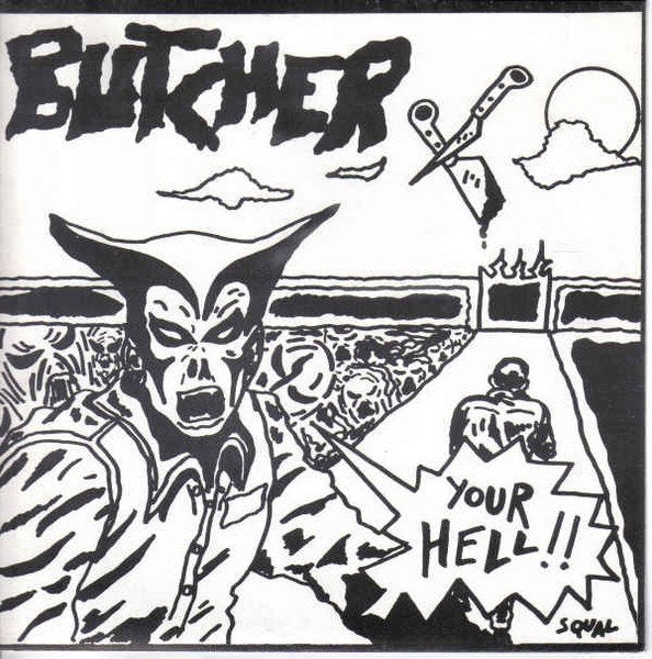 butcher / your hell - hardcore/punk - ZELDZAAM, Verzenden, Gebruikt, 7 inch, Rock en Metal