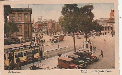 Rotterdam, Ophalen of Verzenden, 1920 tot 1940, Gelopen, Zuid-Holland
