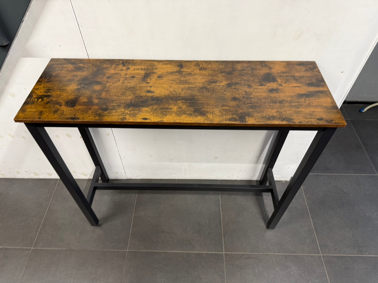 Mooie hoge tafel, 100 tot 150 cm, Ophalen of Verzenden, Zo goed als nieuw, 25 tot 50 cm