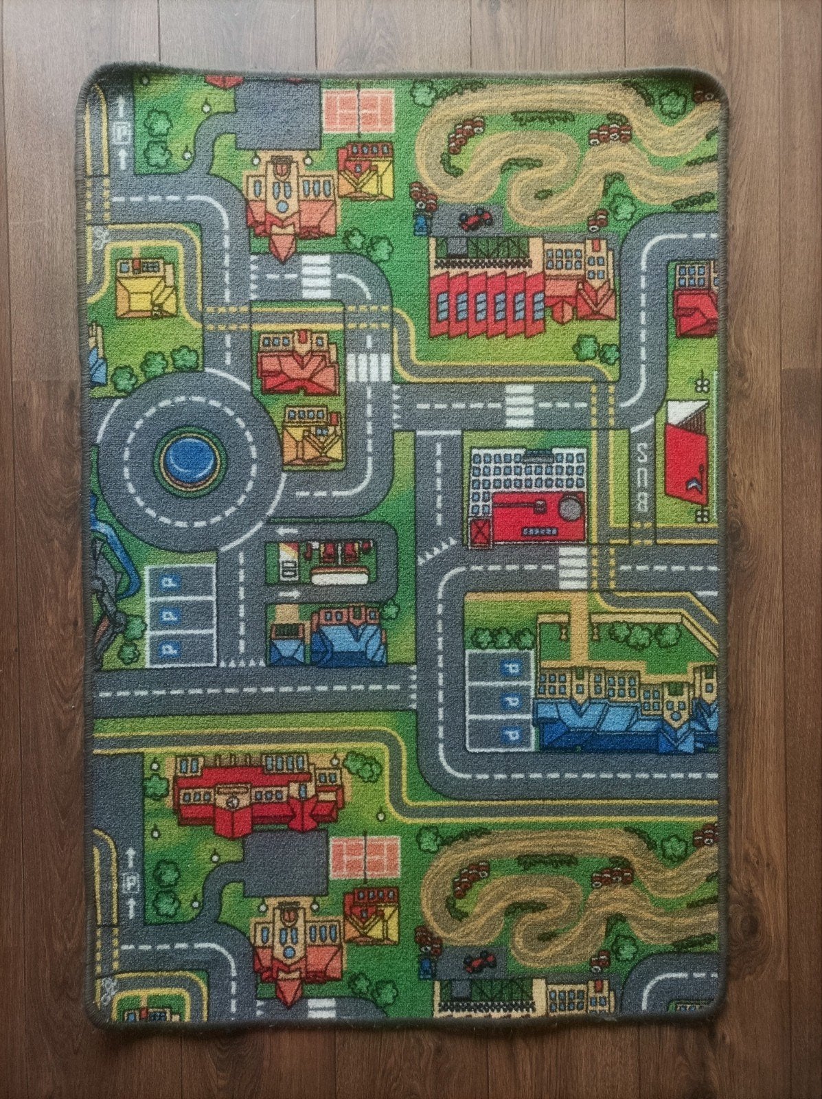Speelkleed met wegen IKEA 117x79 cm, Ophalen, Gebruikt, Jongen of Meisje