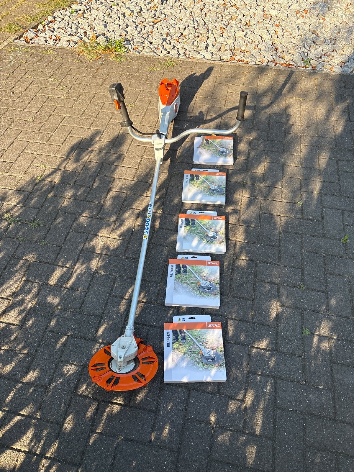 Stihl RGA 140 Accu Bosmaaier - Zo goed als nieuw, Ophalen, Zo goed als nieuw, 30 tot 50 cm, Accu