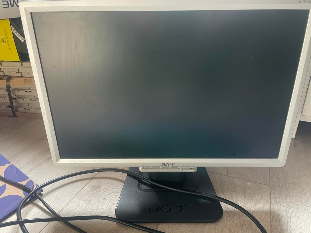 Acer AL1916W LCD Monitor - Inclusief kabels, Computers en Software, Ophalen, Gebruikt, VGA