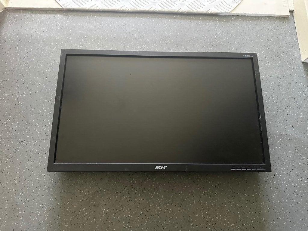 2x Acer 24 inch computerscherm, Ophalen, Gebruikt, Full HD, 60 Hz of minder