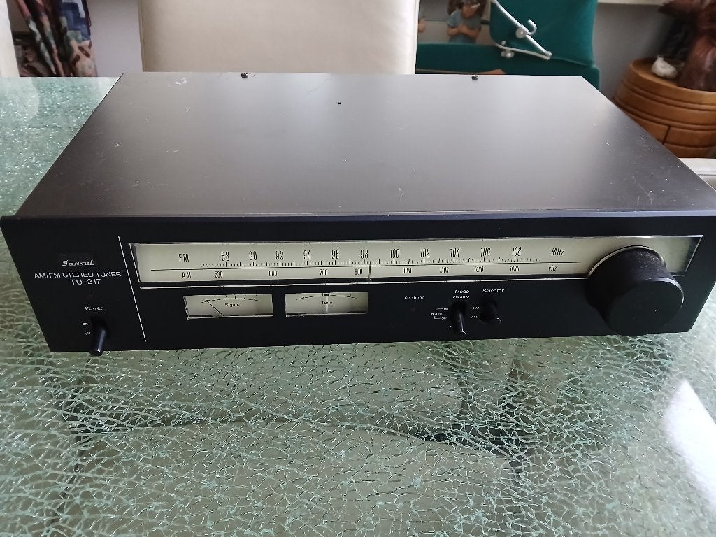 Sansui TU-217 tuner, Audio, Tv en Foto, Ophalen of Verzenden, Gebruikt