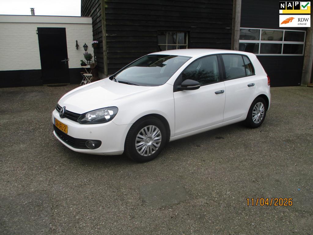 Volkswagen Golf 1.4 TSI Trendline 1E. EIG Dealer onderhouden, Auto's, Euro 5, Stof, Gebruikt, Zwart