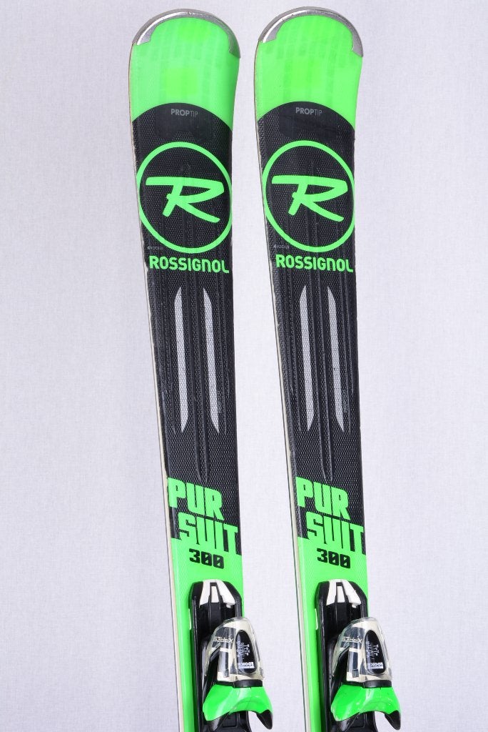 163; 177 cm ski's ROSSIGNOL PURSUIT 300, black/green, 160 tot 180 cm, Gebruikt, Verzenden, Rossignol