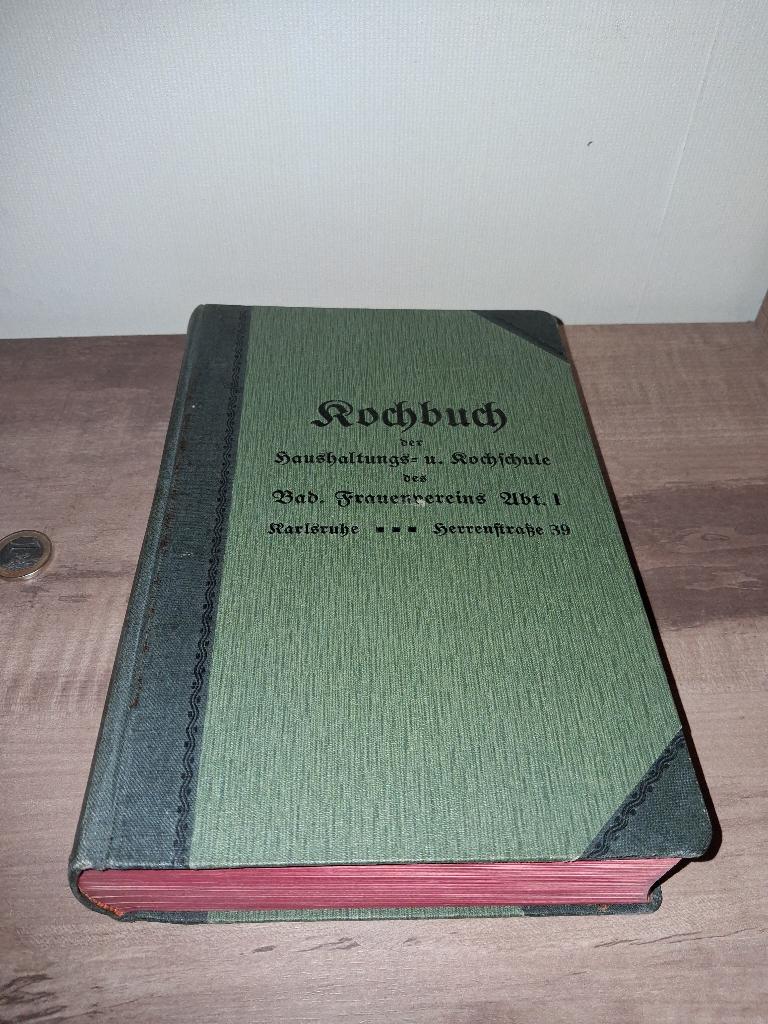Antiek Kookboek in oud Duits, Antiek en Kunst, Antiek | Boeken en Bijbels, Ophalen of Verzenden