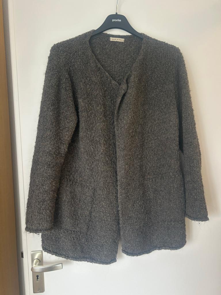 Mooi gebreid vest - Made in Italy, Ophalen of Verzenden, Gedragen, Maat 42/44 (L), Groen