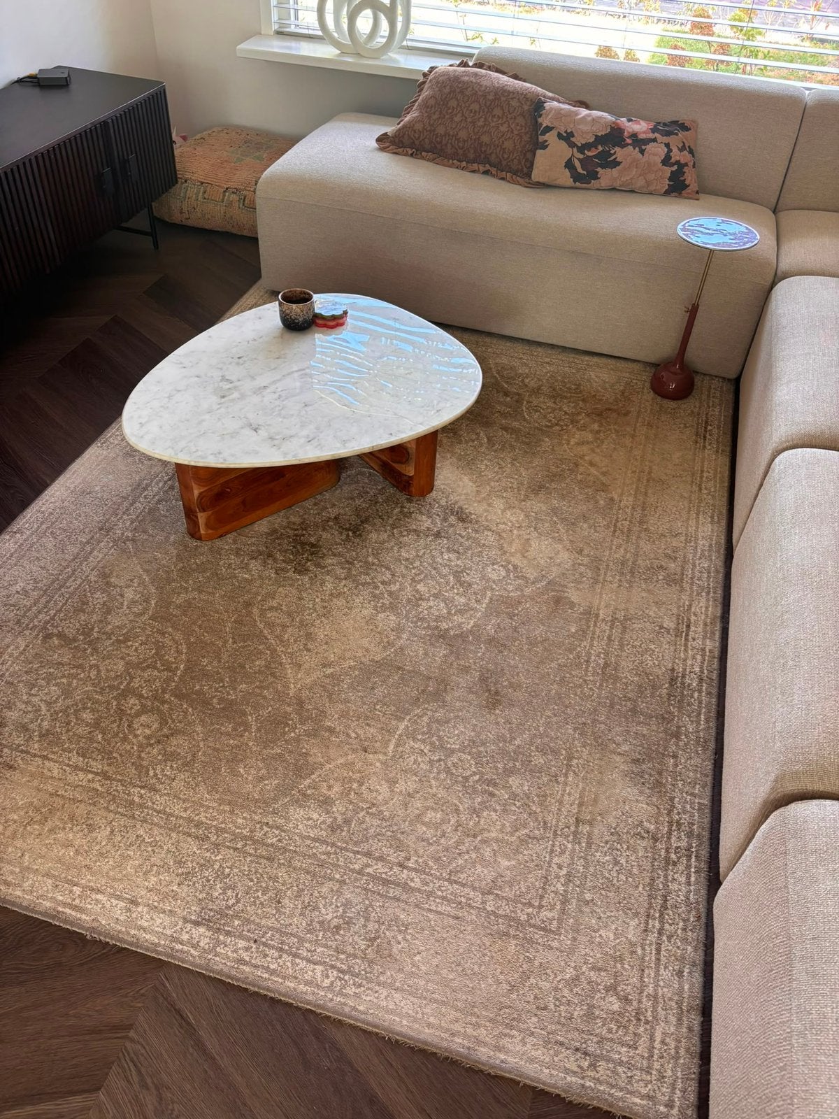Dutchbone Rugged Light vloerkleed carpet tapijt 170 x 240 cm, Huis en Inrichting, Stoffering | Tapijten en Kleden, Ophalen, Gebruikt