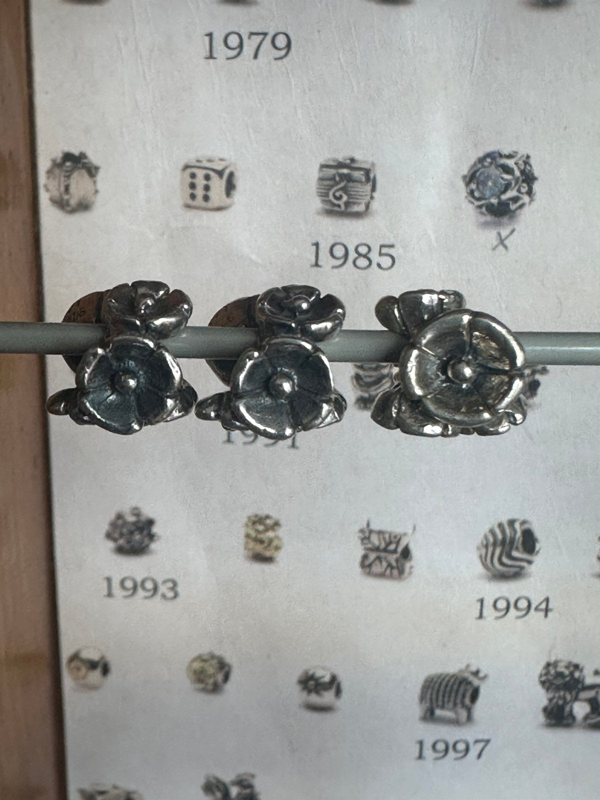 Vergeet me niet  van trollbeads, Sieraden, Tassen en Uiterlijk, Ophalen of Verzenden, Zo goed als nieuw, Glas of Kristal, Trollbeads