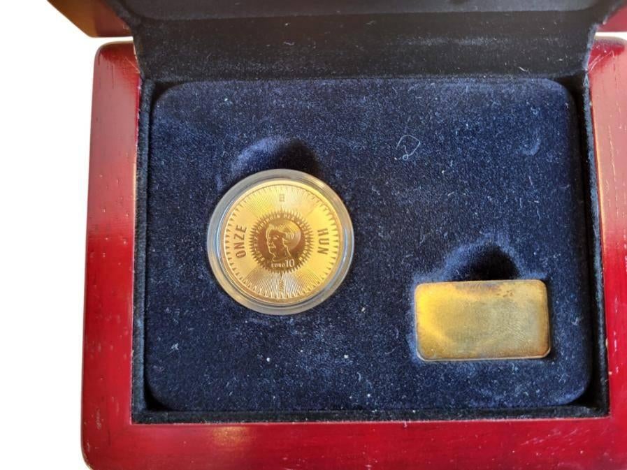 Nederland 10 euro goud proof 2007 Michiel de Ruyter in casse, Postzegels en Munten, Edelmetalen en Baren, Ophalen of Verzenden