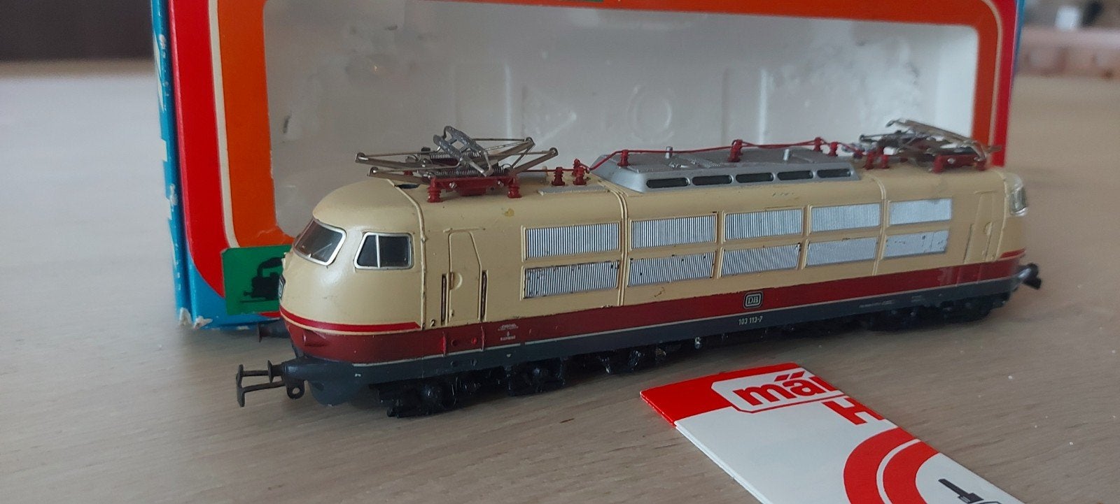 Märklin DB TEE e-loc br 103 113-7 artnr 3054 in ovp, Wisselstroom, Locomotief, Ophalen of Verzenden, Zo goed als nieuw