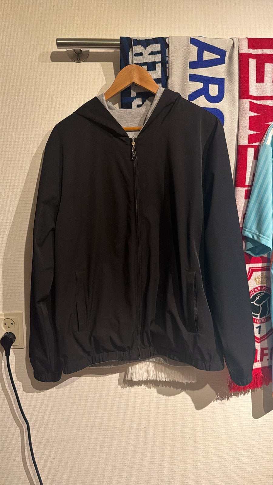 HARK & GRAAF Classcom Vest Hooded – Zwart (Reversible), Ophalen of Verzenden, Zo goed als nieuw, Overige maten, Zwart