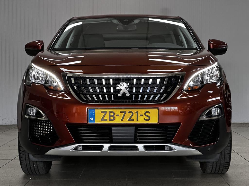 Peugeot 3008 1.2 PureTech Allure/ D-Riem verv: 118.000 KM!/, Auto's, Peugeot, Gebruikt, 1199 cc, Bruin, Leder en Stof