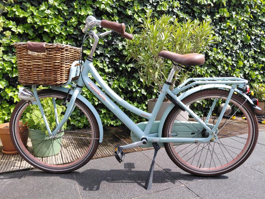 Gazelle PUUR meisjesfiets 24inch, Fietsen en Brommers, Fietsen | Meisjes, Ophalen, Terugtraprem, Versnellingen, Gazelle Puur NL