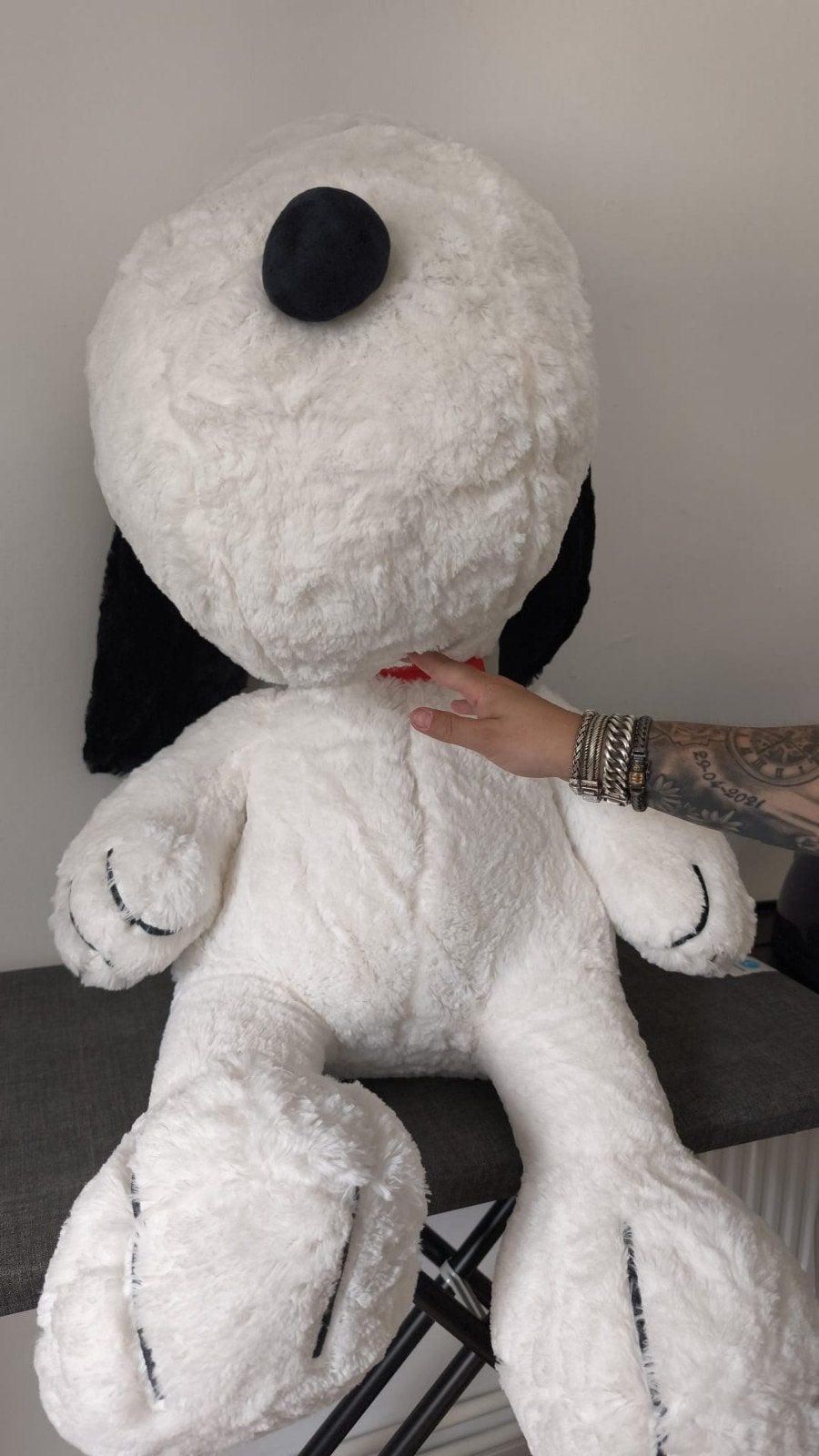 Grote Snoopy knuffel met label, Ophalen, Overige merken, Overige karakters, Nieuw
