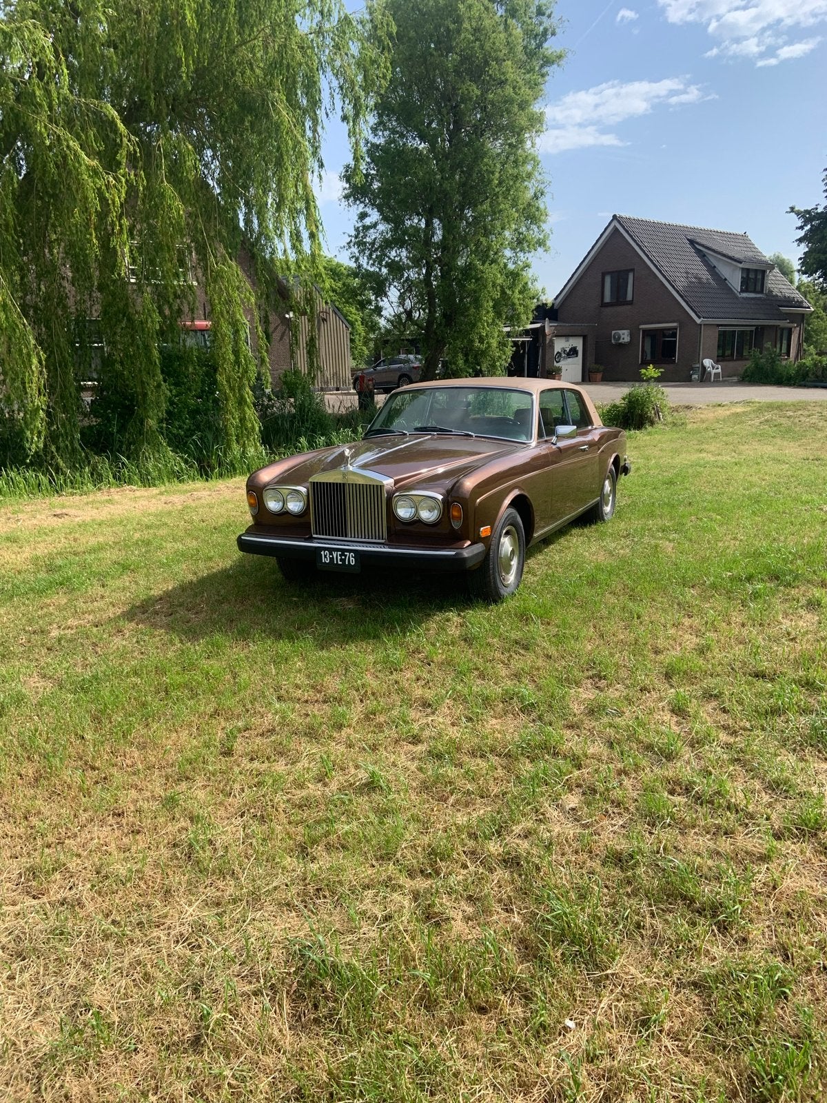 Rolls-Royce Rolls-royce 1977 Bruin cornich coupe saloon, Auto's, Rolls-Royce, 6751 cc, Bruin, 2231 kg, Particulier
