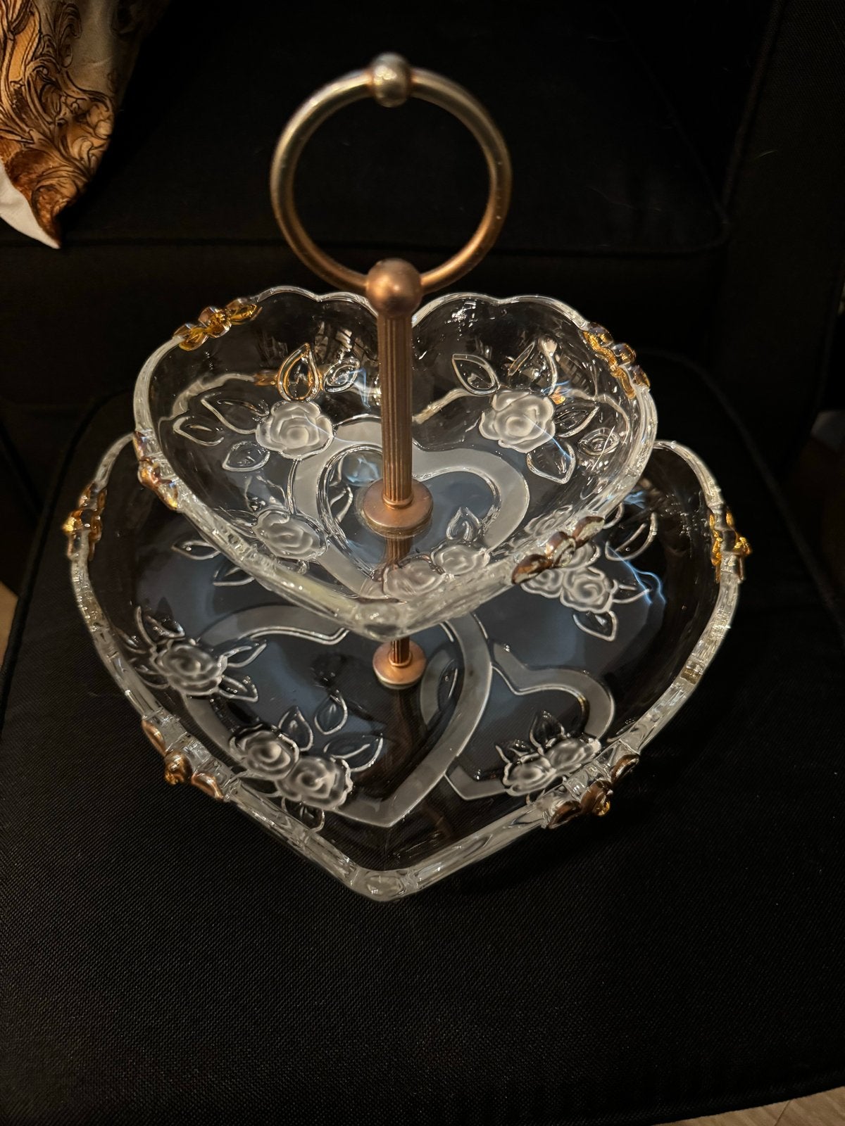 Glazen etagère Walther glas, Antiek en Kunst, Ophalen