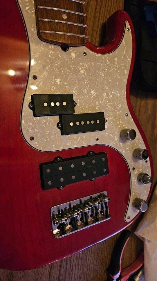 Custom Pickguard voor Fender USA Deluxe Precision Bass V, Ophalen of Verzenden