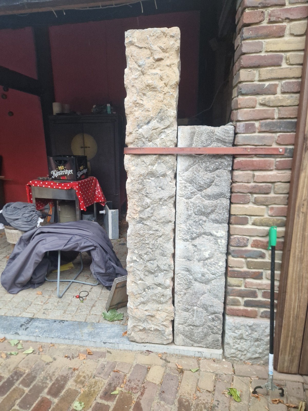 Blausteen zuilen, Ophalen, Gebruikt, Natuursteen, Overige typen