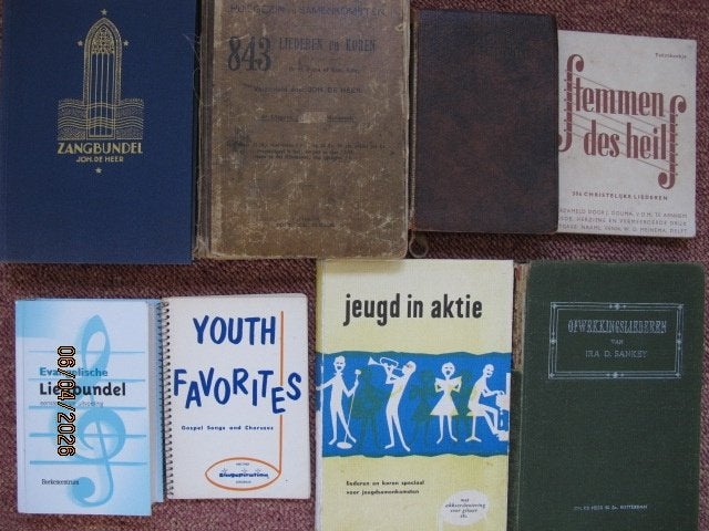 zangbundels/ evang.,opwekking,ira sankey, sions, jeugd i.akt, Ophalen of Verzenden, Gelezen, Diverse auteurs, Christendom | Protestants