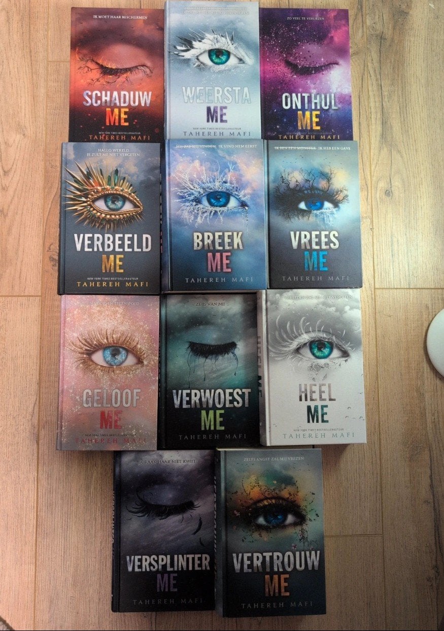 De complete Vrees Me serie van Tahereh Mafi Hardcover - 11 b, Ophalen of Verzenden, Zo goed als nieuw, Tahereh Mafi, Nederland