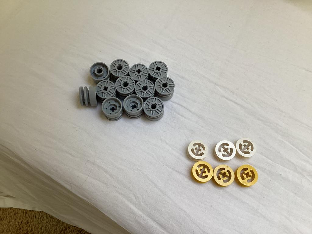 Wieltjes, Lego, Ophalen of Verzenden, Zo goed als nieuw, Losse stenen